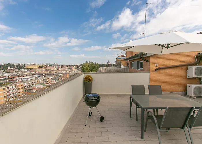 Apartment Terrazza San Pietro Vicino Metro A Rom